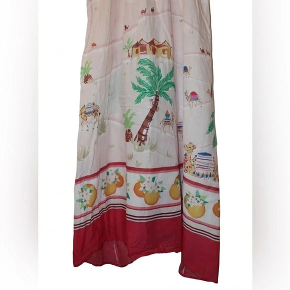 Kate Spade Dive Right in Desert Print Coverup Large - Picture 2 of 16